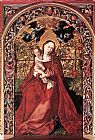 Martin Schongauer Madonna of the Rose Bush painting